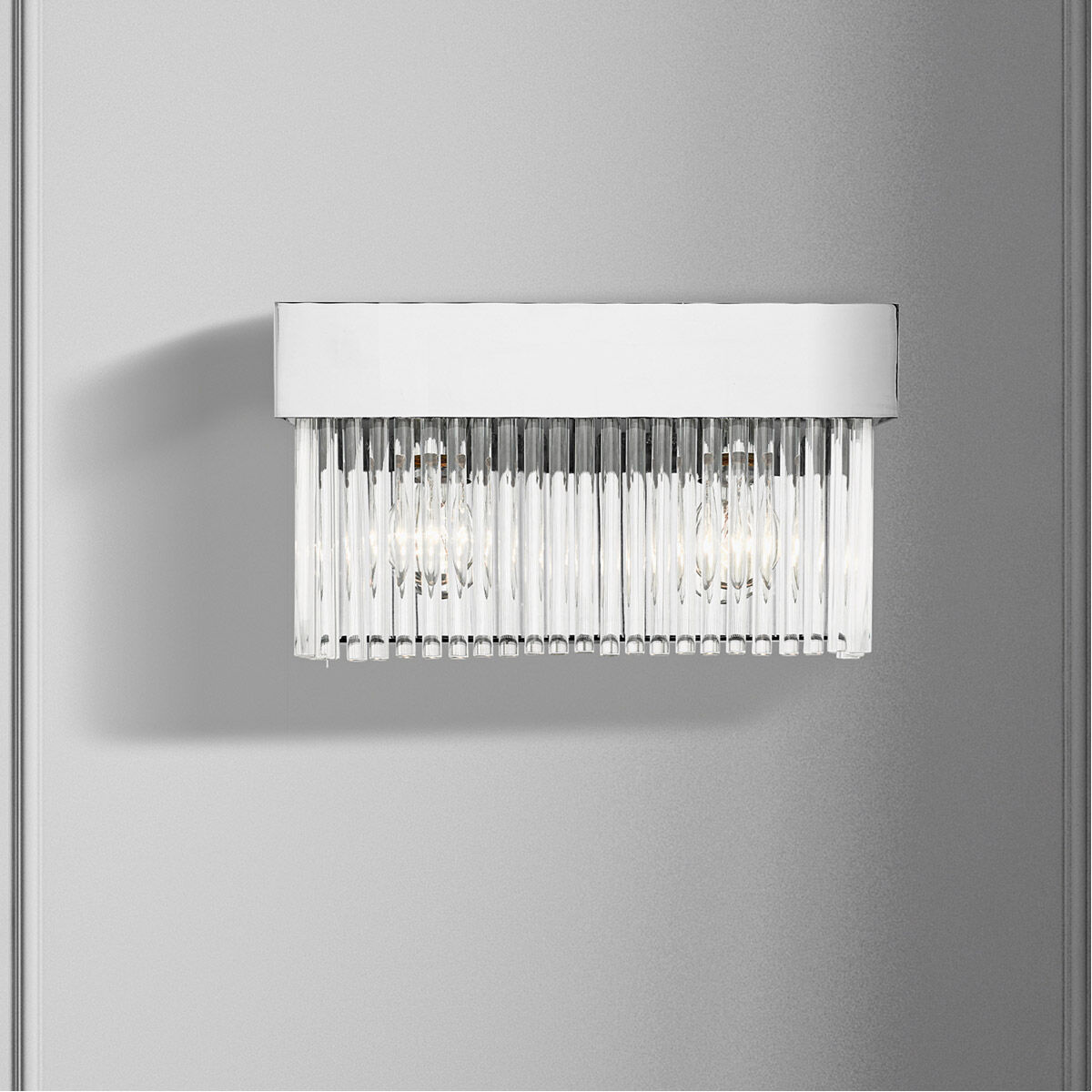 Oldwick 2 Light 15 inch Polished Chrome Bath Vanity Wall Light