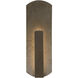 Bend LED 26 inch Bronze Outdoor Wall Mount Lantern