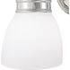 Spencer 2 Light 14.75 inch Chrome with Opal Vanity Light Wall Light