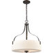 Market Square 3 Light 18 inch Oil Rubbed Bronze Pendant Ceiling Light