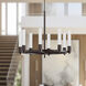 Alora Mood Rue 8 Light 38 inch Warm Bronze Chandelier Ceiling Light