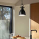 Duncan 1 Light 9 inch Matte Black Mini Pendant Ceiling Light, Small