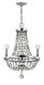 Channing 3 Light 15 inch Polished Chrome Mini Chandelier Ceiling Light in Polished Chrome (CH)