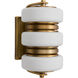 Favo 7 inch Brushed Brass Wall Mount Wall Light