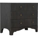 Princeton Cerused Forest Black / Brushed Bronze Chest