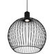 Orland Family 19 inch Matte Black Pendant Ceiling Light in 19" D x 19" W x 22" H, EVOLV