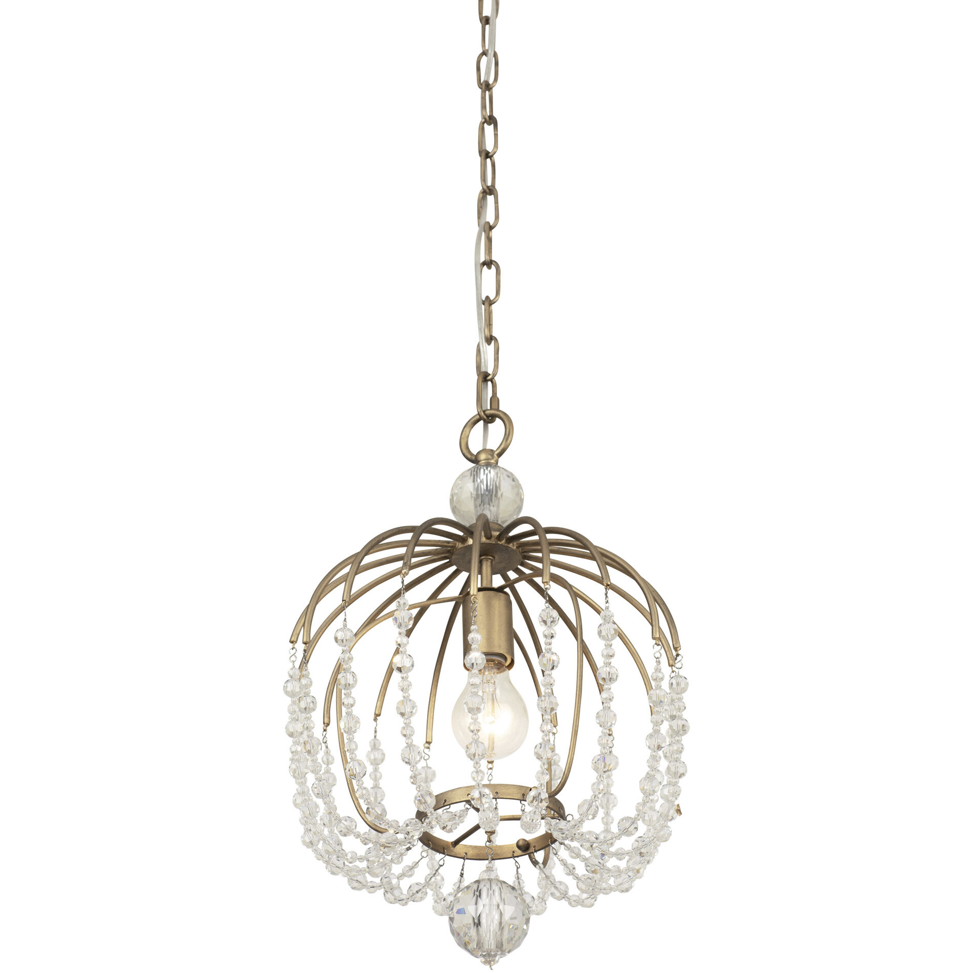 Voliere 1 Light 12.5 inch Havana Gold Pendant Ceiling Light