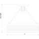 Quinn LED 15 inch Modern Gold Semi Flush Mount Ceiling Light