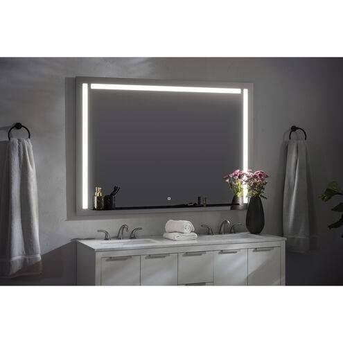 Skylight 48 X 36 inch Black LED Lighted Mirror, Vanita by Oxygen