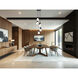 Aimie 5 Light 12 inch Matte Black Chandelier Ceiling Light