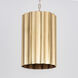 Allegra 1 Light 12.25 inch Weathered Brass Single Pendant Ceiling Light