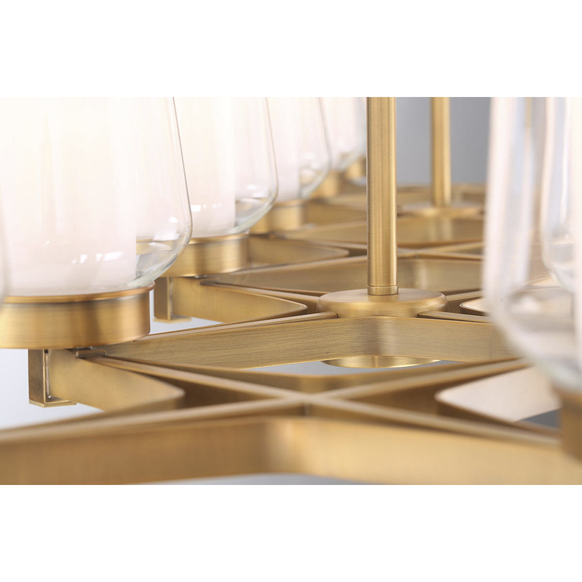 Manchester 12 Light 16 inch Brass Chandelier Ceiling Light