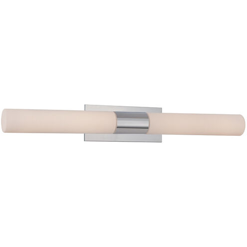Elementum LED 30 inch Chrome Bath Vanity & Wall Light in 3500K, dweLED