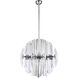 Canada 10 Light 25.9 inch Chrome Chandelier Ceiling Light