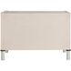 Hestia 37.5 X 36 inch Dove and Smoke and Bronze Side Table