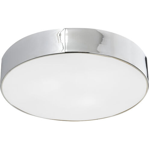 Snare 3 Light 16 inch Chrome Flush Mount Ceiling Light