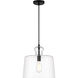 Clarity 1 Light 13 inch Coal Mini Pendant Ceiling Light
