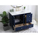 Sommerville 42 X 22 X 34 inch Blue Vanity Sink Set