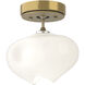 Ume 1 Light 6.30 inch Semi-Flush Mount