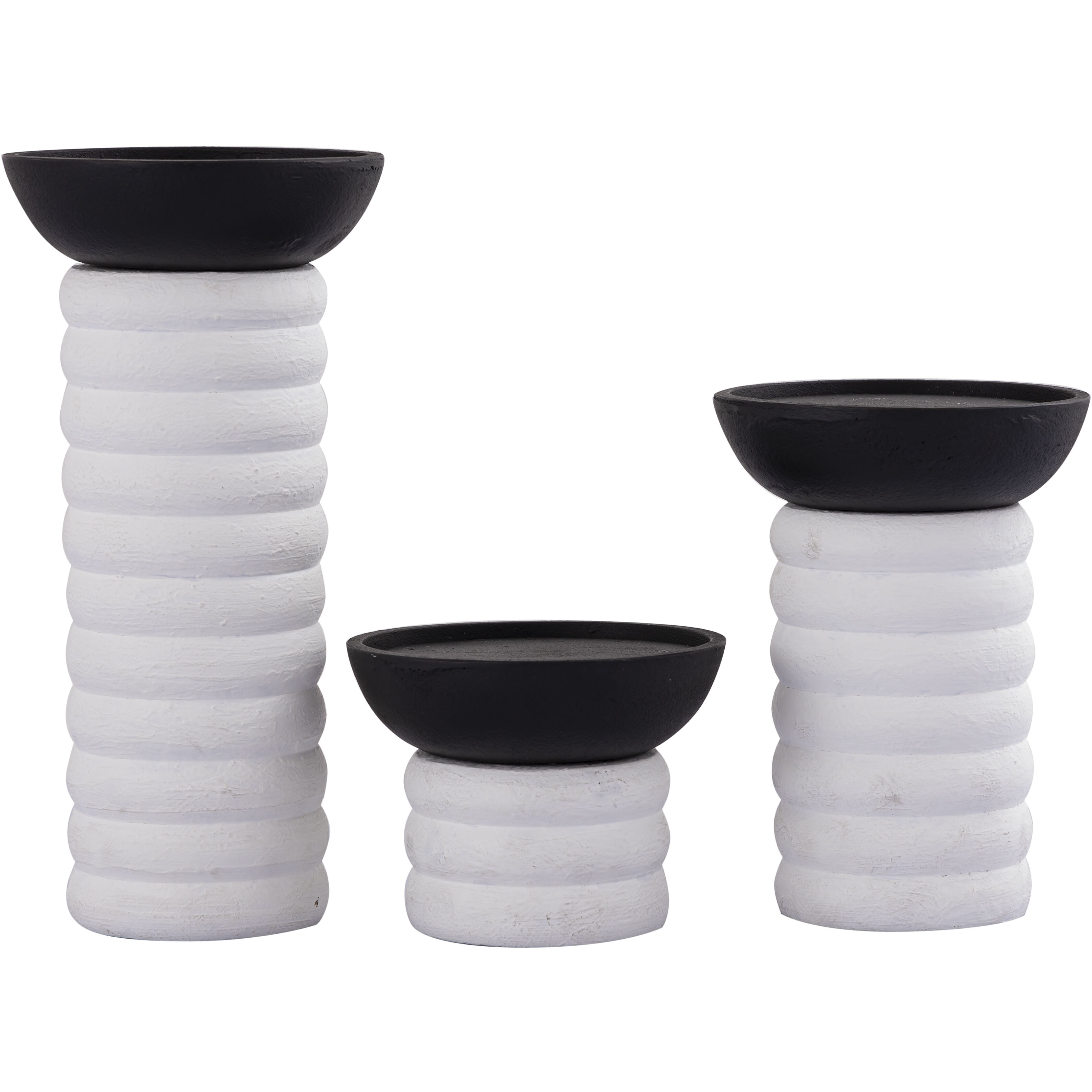 Stack 10 X 5 inch Pillar Holder, Set of 3