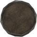 Kendall 17 inch Dove Gray and Polished Brass Accent Table