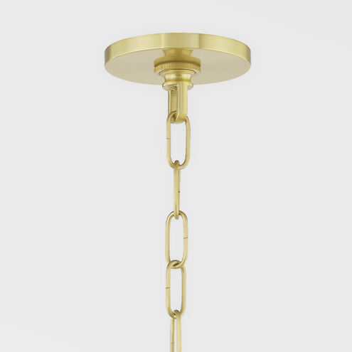 Olivia 5 Light 24 inch Aged Brass Chandelier Ceiling Light