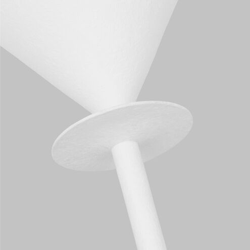 Christiane Lemieux Cornet 70 inch 9.00 watt Cast Plaster Floor Lamp Portable Light