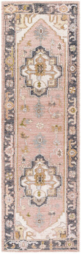 Revere 96 X 30 inch Dark Blue Rug in 2.5 x 8, Runner