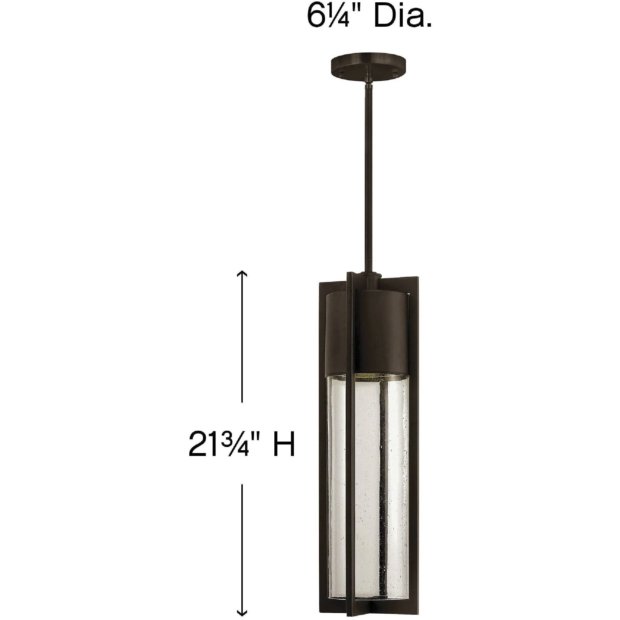 Shelter LED 6 inch Buckeye Bronze Outdoor Hanging Lantern