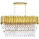 Deco 9 Light 38 inch Medallion Gold Pool Table Light Ceiling Light