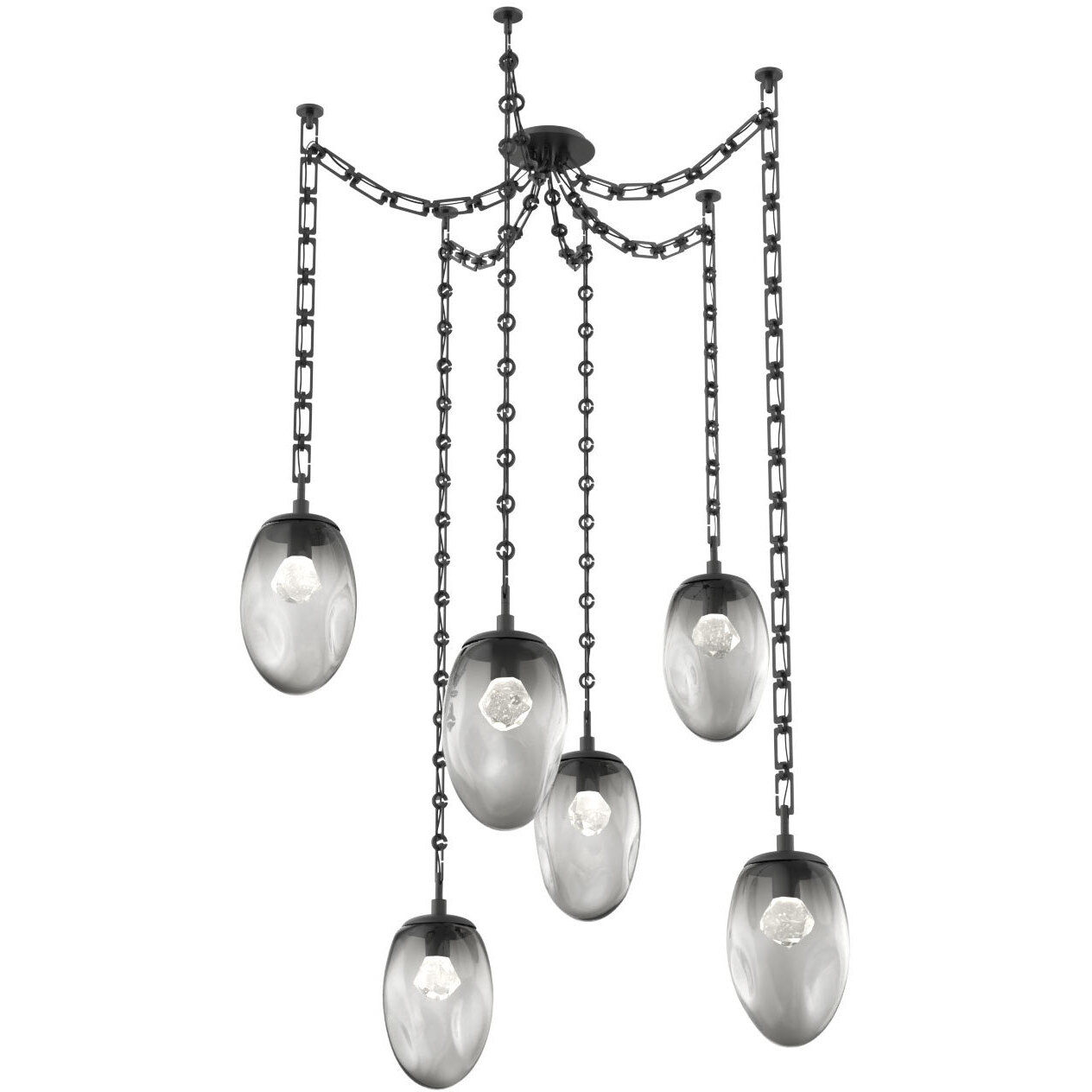 Meteo 6 Light 17.00 inch Pendant