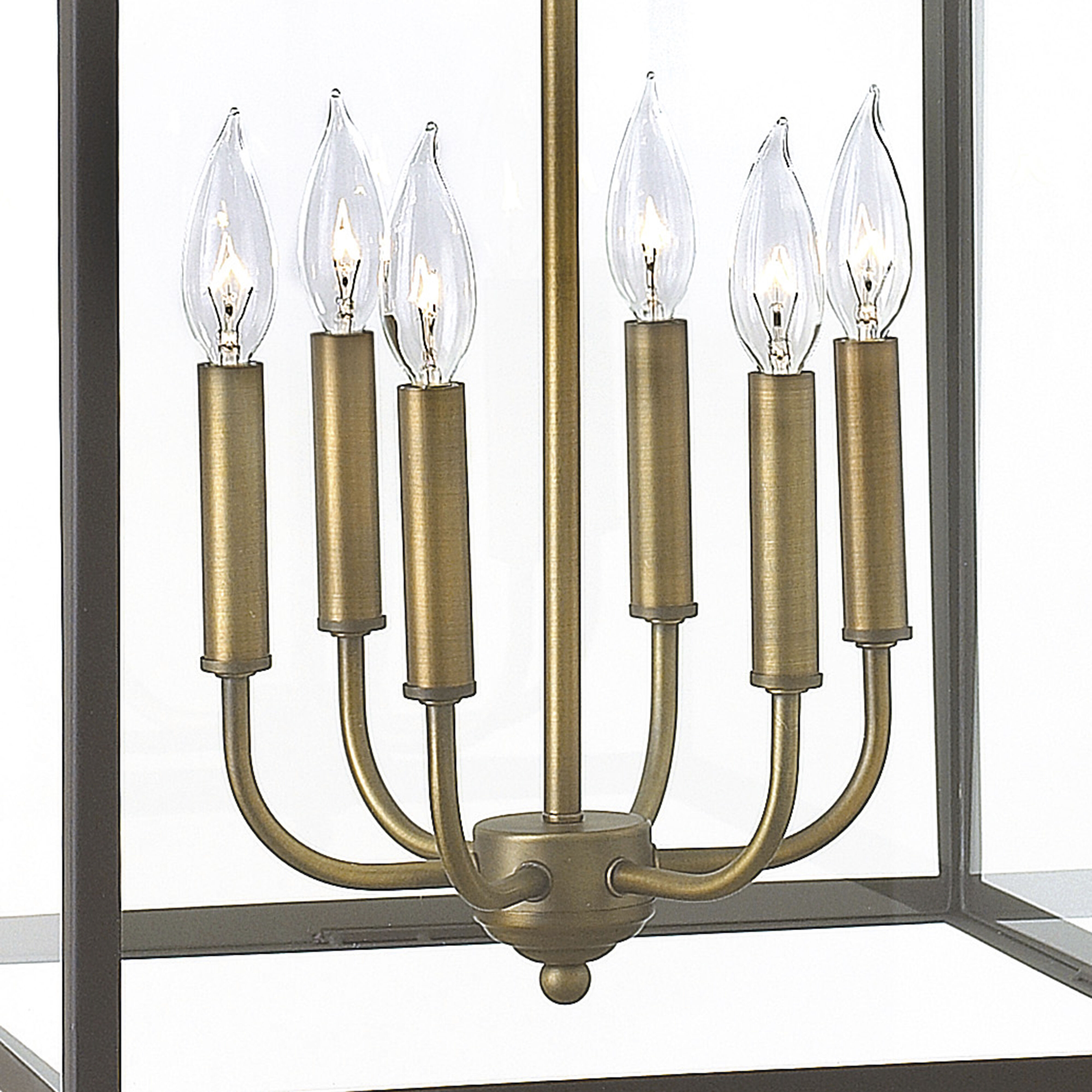 Clarendon 6 Light 16 inch Bronze with Heirloom Brass Indoor Foyer Light Ceiling Light