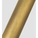 Mason LED 72 inch Vintage Brass Linear Pendant Ceiling Light