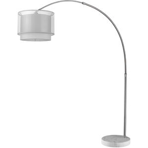 Brella 65 inch 150.00 watt Brushed Nickel Arc Floor Lamp Portable Light