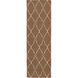 Fallon 96 X 30 inch Camel, Sage Rug