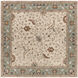 Caesar 72 X 72 inch Dusty Sage/Gray/Tan/Dark Brown Handmade Rug in 6 Ft Square, Wool