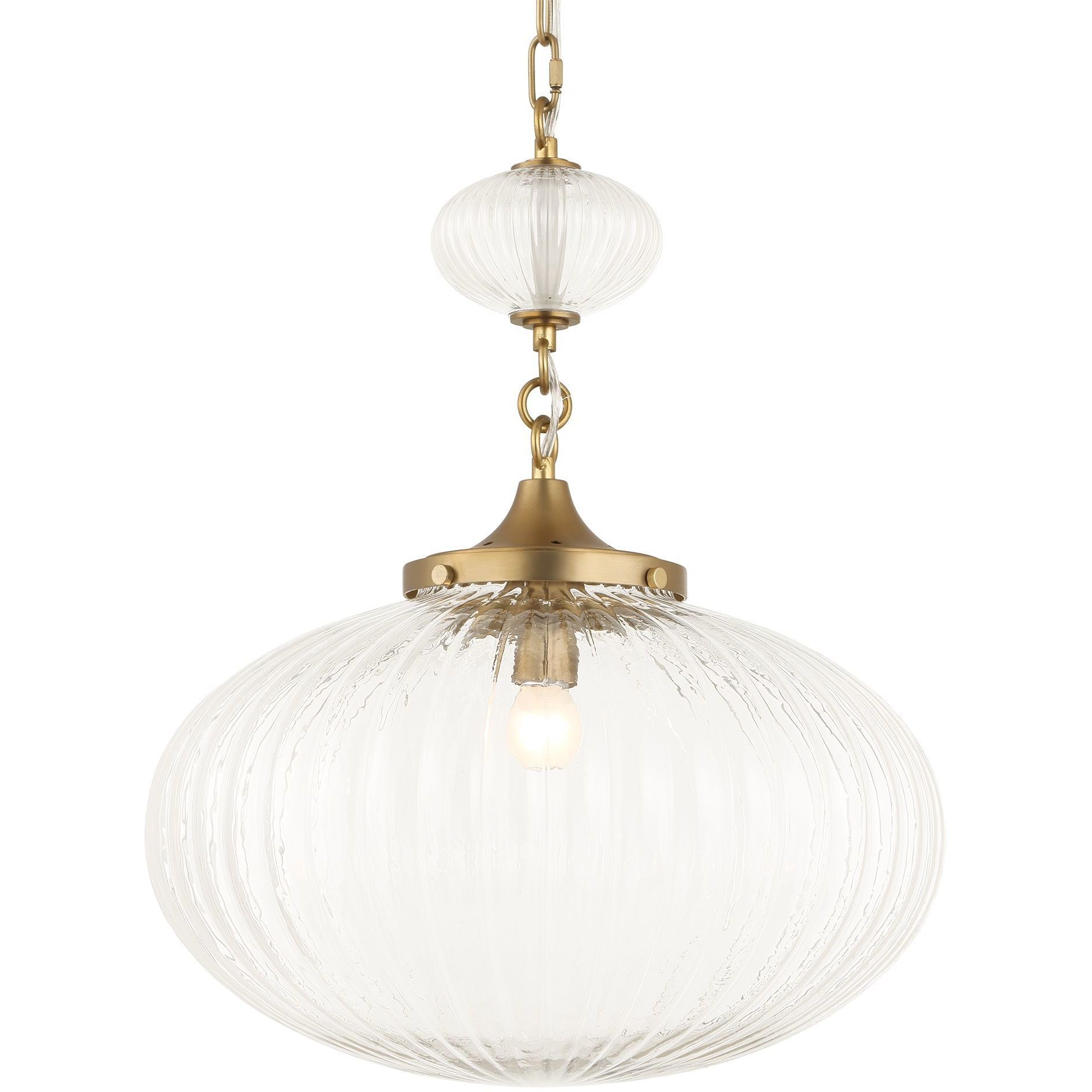 Bellaire 1 Light 16.5 inch Matte Brushed Gold Pendant Ceiling Light