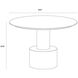 Monaco 23.5 X 15.75 inch Gold / Grey Marble / Charcoal Grey Coffee Table