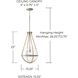 Beaufort 1 Light 13.25 inch Mystic Sand Pendant Ceiling Light