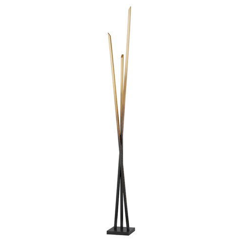 Gansevoort 78 inch 23.00 watt Gradient Brass Floor Lamp Portable Light