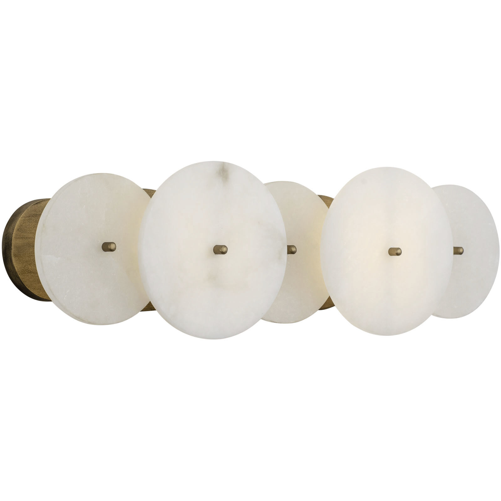 Cosmos 2 Light 20.5 inch Havana Gold Bath Vanity Wall Light, Smithsonian Collaboration