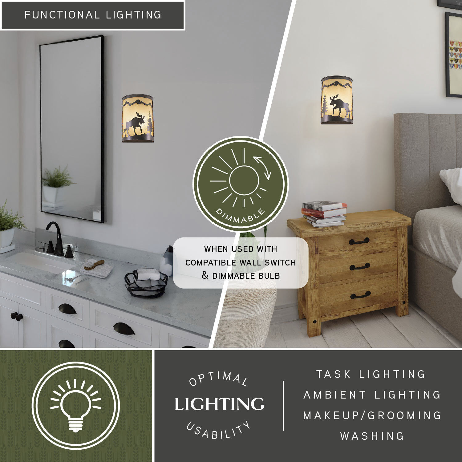 Yellowstone LED 8 inch Burnished Bronze Wall Light