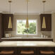 Dal 1 Light 6 inch Modern Brass Pendant Ceiling Light