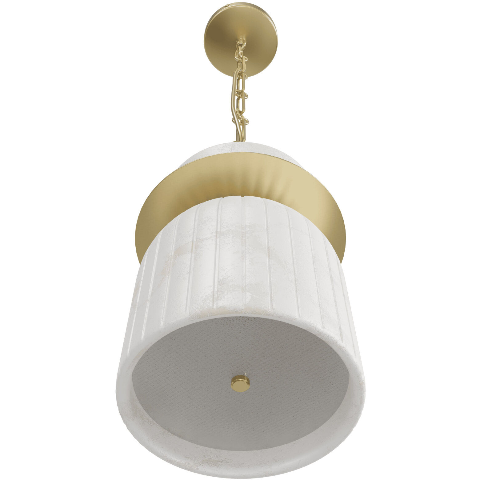 Westwood LED 8 inch Brushed Brass Pendant Ceiling Light