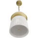 Westwood LED 8 inch Brushed Brass Pendant Ceiling Light