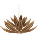 Cubana 12 Light 56.25 inch Coco Cream Three-Tier Chandelier Ceiling Light
