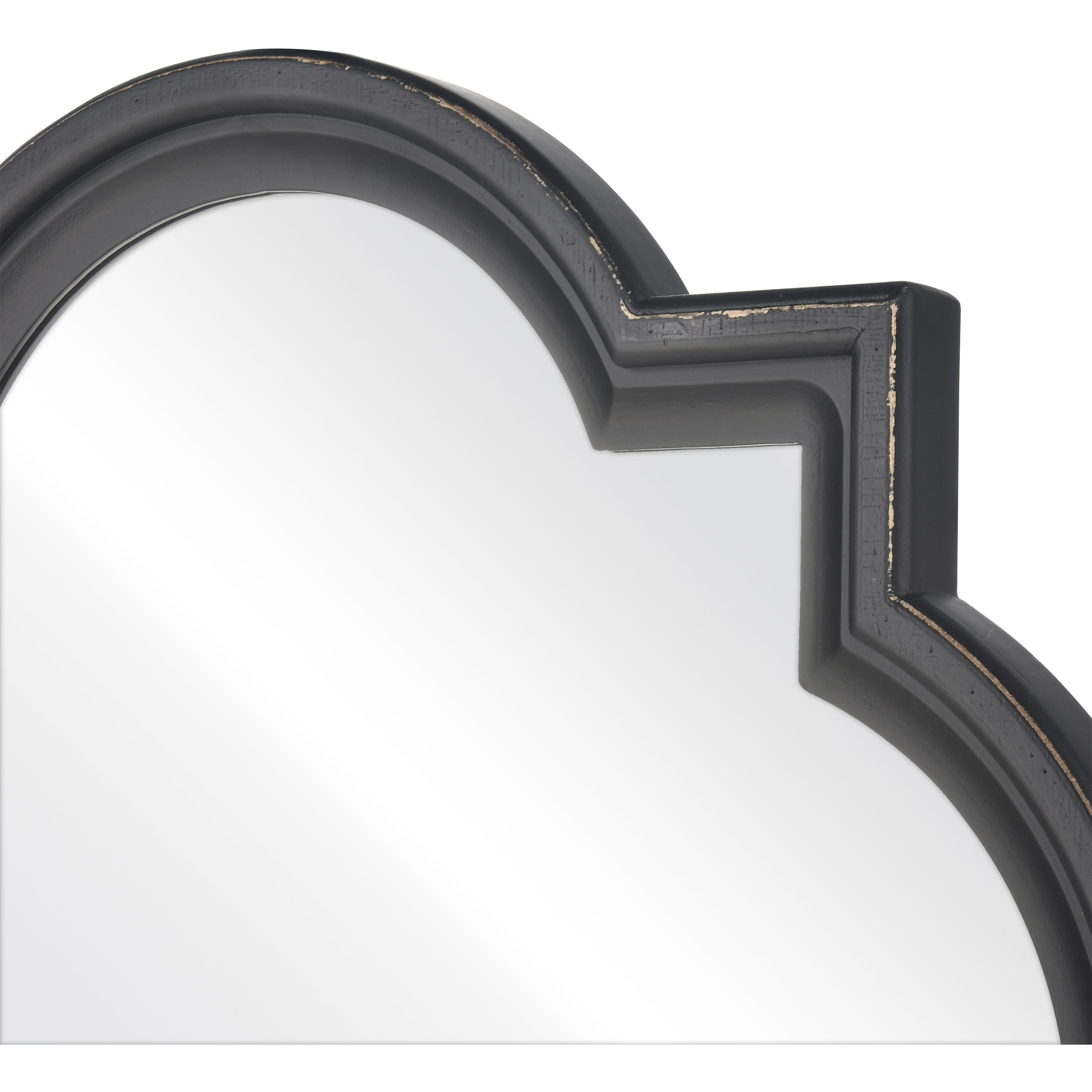Ogee 27 X 27 inch Black with Mirror Wall Mirror
