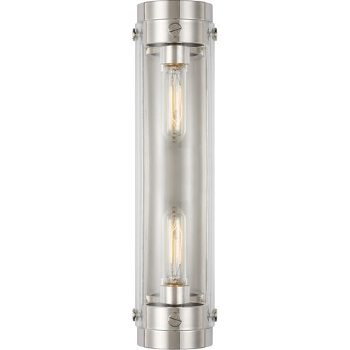 C&M by Chapman & Myers Garrett 2 Light 4.00 inch Bathroom Vanity Light