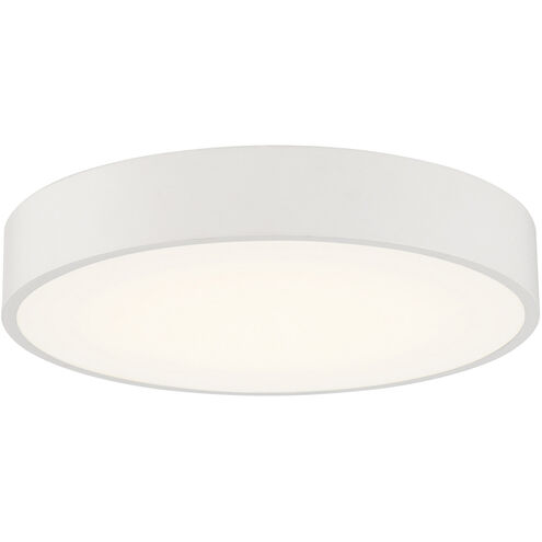 Como LED 17.75 inch White Flush Mount Ceiling Light