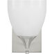 Drew & Jonathan Toffino 1 Light 6 inch Brushed Steel Sconce Wall Light